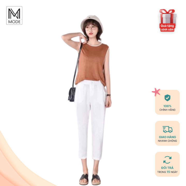 Quần Baggy Nữ Form Chuẩn Đẹp, Lưng Cao, Cạp Chun Sau Mặc Cực Thoải Mái - Quần Baggy Đũi Vải Nhật Xịn Không Nhăn Không Nhàu Mát Mịn - Ngocmode