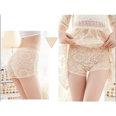 Quần ren mặc trong váy