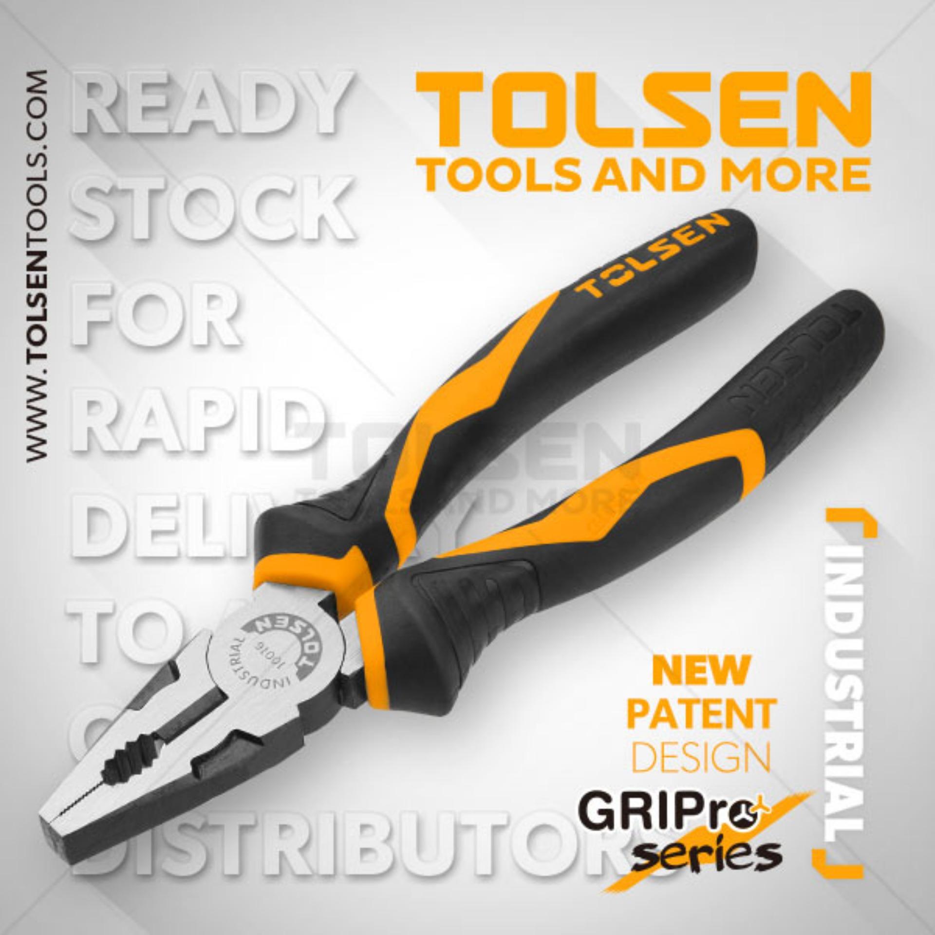 Kìm răng tổng hợp cn 8" tolsen 10017