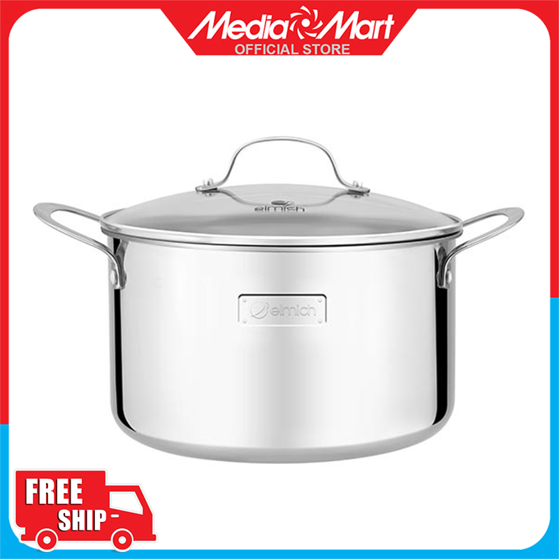 Nồi inox 3 lớp đáy liền elmich tri-max 20cm 235373