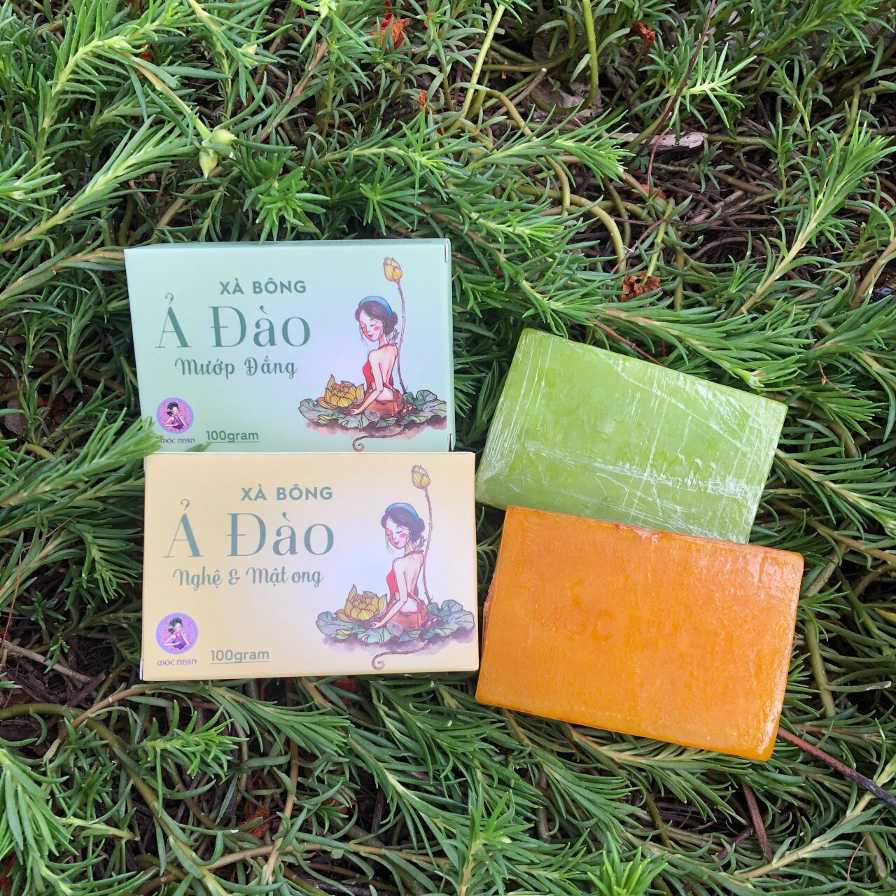 Xà Bông Nghệ Tươi Mướp Đắng Ả Đào 100g