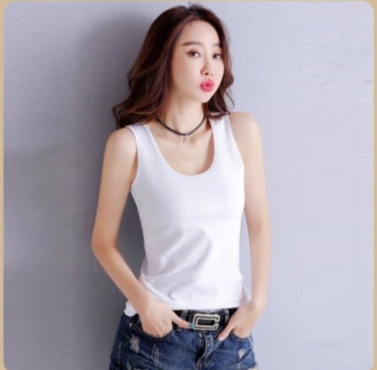 ÁO SÁT NÁCH NỮ CHẤT COTTON MỀM MỊN CO GIẢN THOÁNG MÁT 38KG-68KG