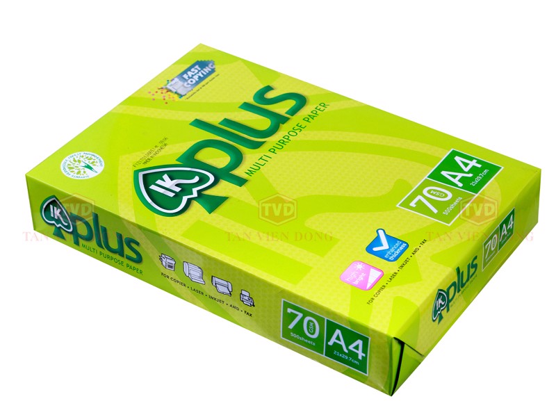 [HCM]Giấy Photo IK Plus A4 DL70