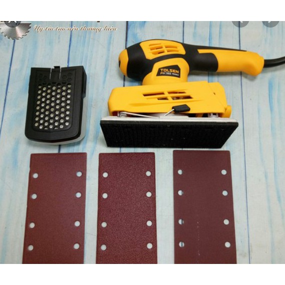 Máy chà nhám chữ nhật Tolsen 79563, 220W, Kích thước đế chà: 187 x 92.5mm