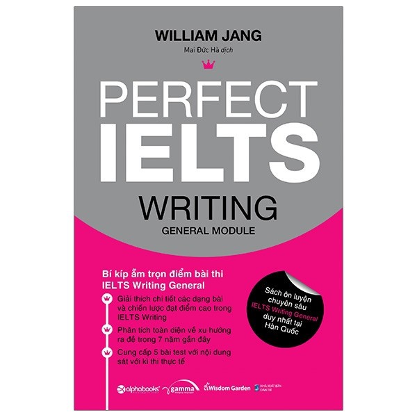 Sách - Perfect Ielts Writing General Module ( William Jang)