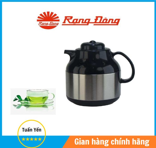 Phích pha trà 1 lít inox rạng đông rd 1055 st1.e hàng chính hãng.