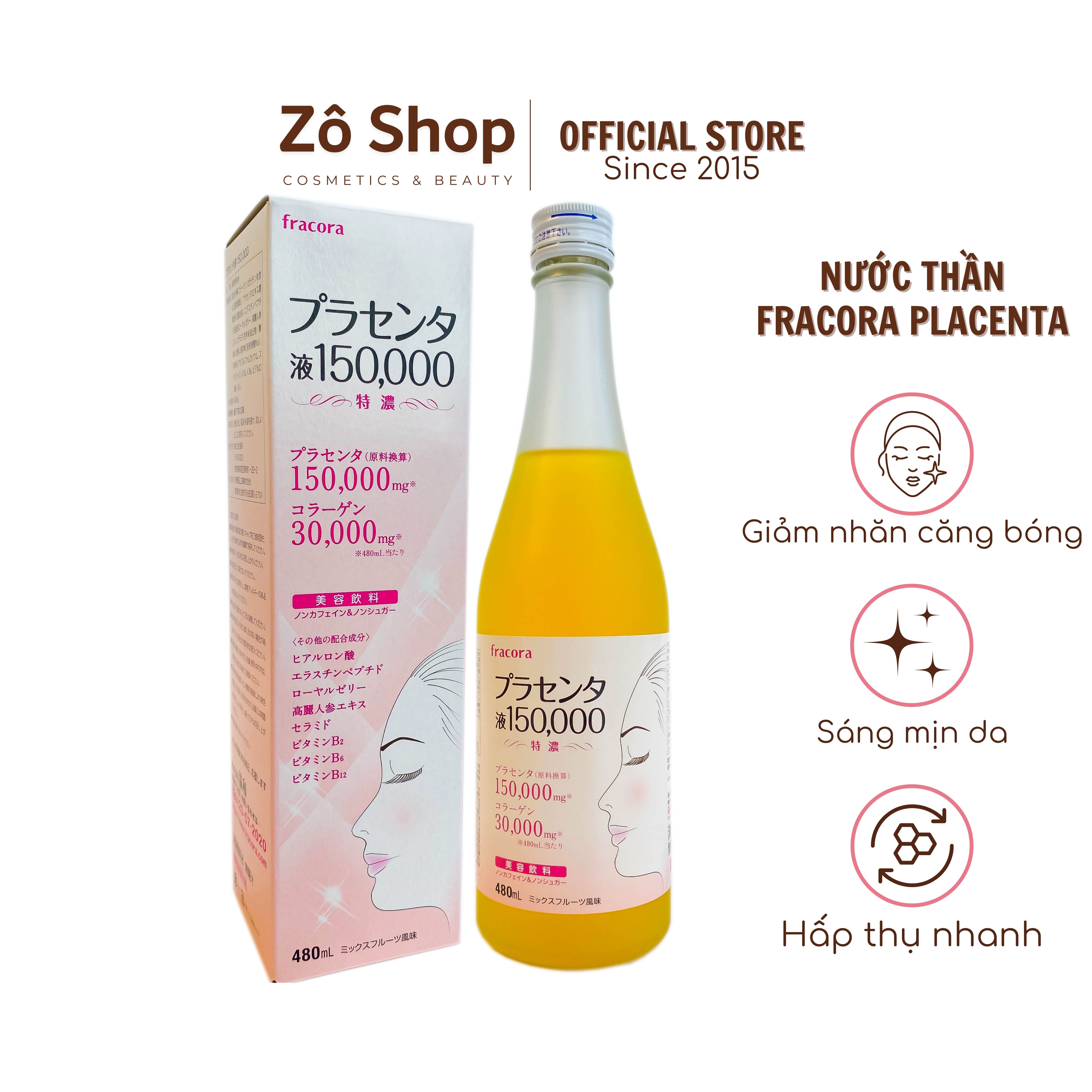 Tinh chất nhau thai dạng uống - Fracora Placenta