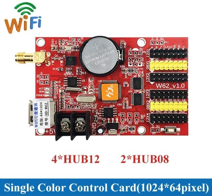 Mạch điều khiển led ma trận Wifi HD-W62