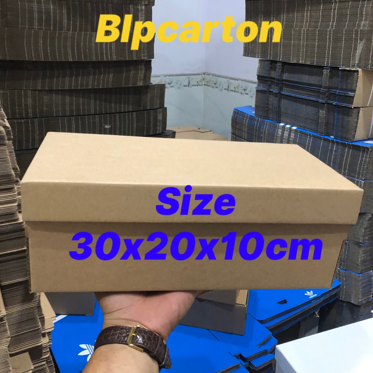 COMBO 10 HÔP CARTON GÀI SIZE 30x20x10cm ĐỰNG GIÀY, PHỤ KIỆN...