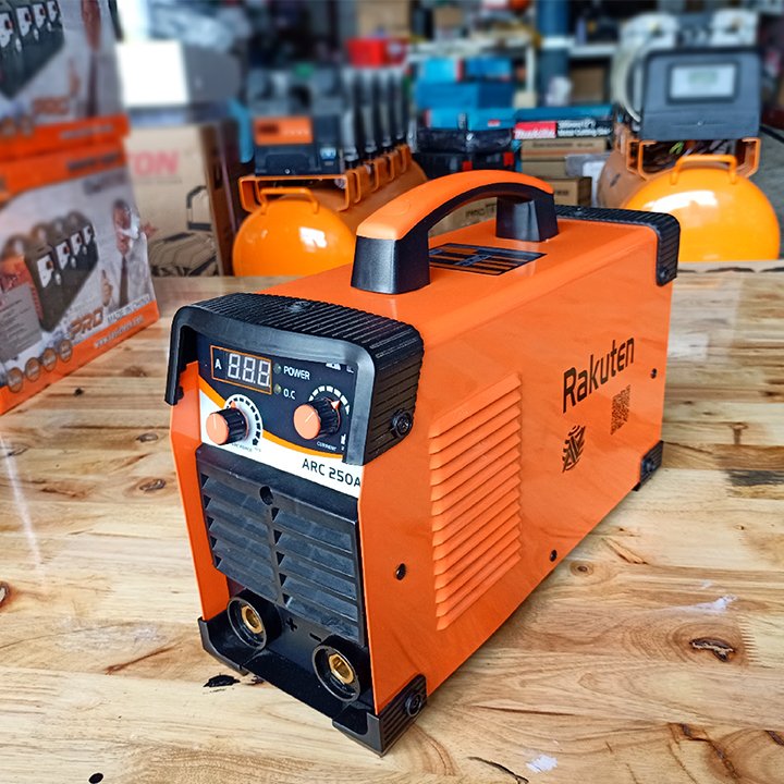 Máy hàn điện tử cao cấp rakuten zx-250a - hàn que 5.0 ly