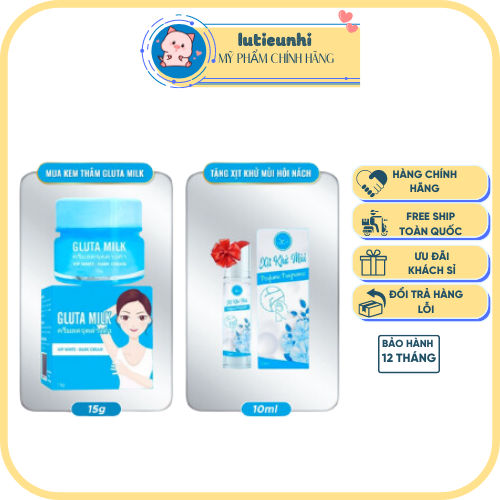Kem Thâm Nách Gluta Milk Thái Lan
