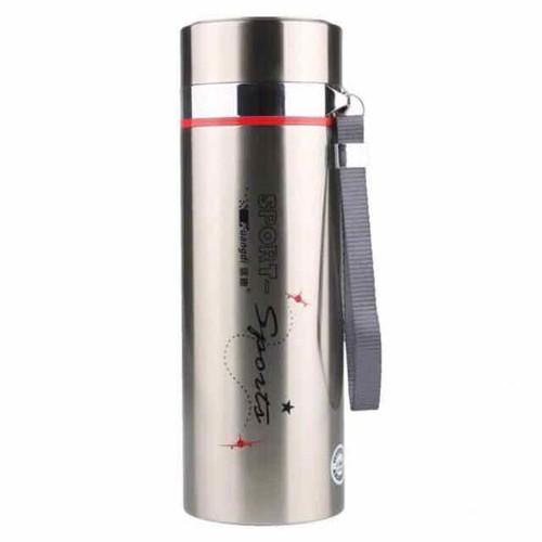 Bình Giữ Nhiệt Inox Giữ Nhiệt Tối Đa 10 Tiếng Có Dây Treo Tiện Lợi Loại 1000ml