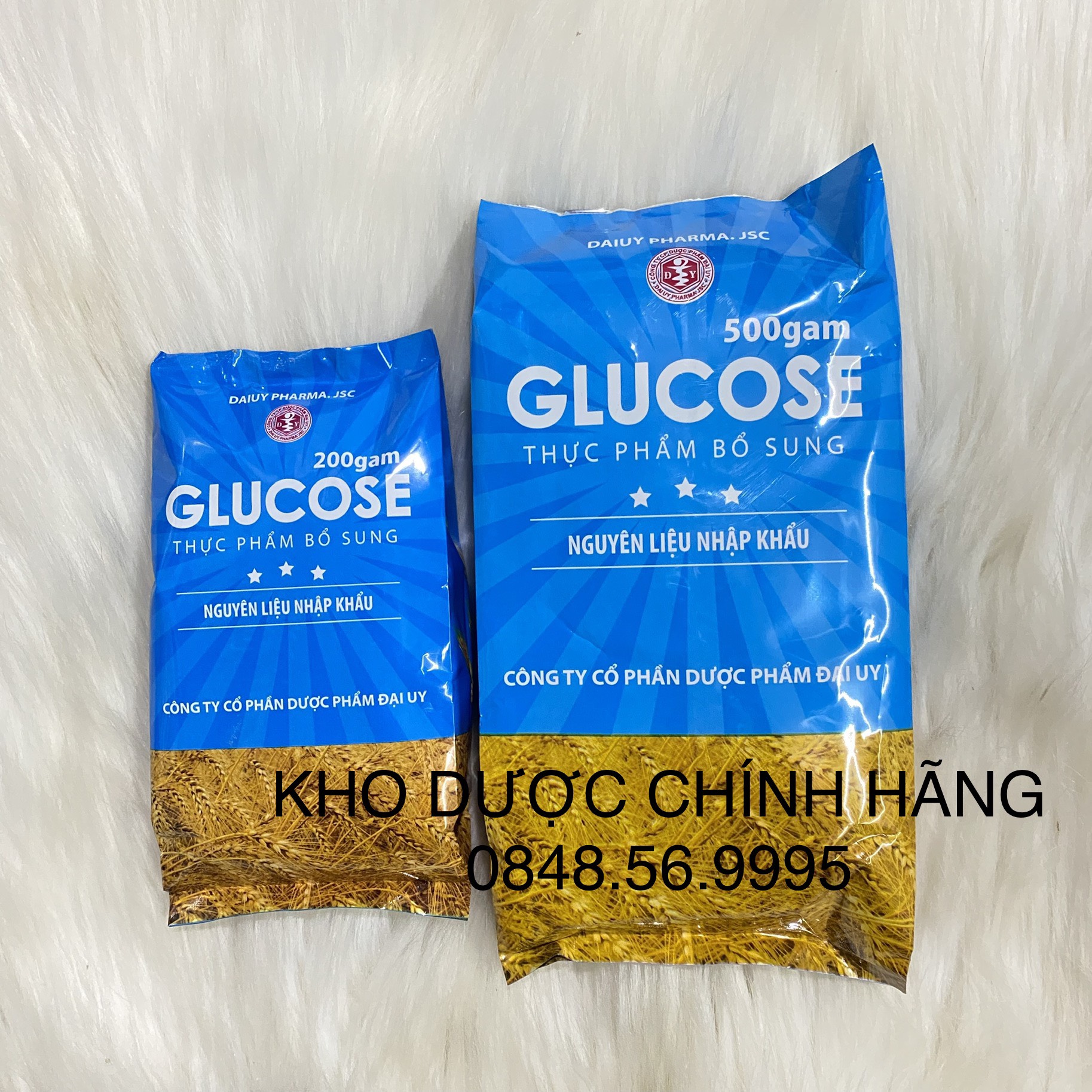 Đường GLUCOSE 200gr-500gr - Bổ sung Glucose, giảm cân, thanh nhiệt, hạ đường huyết do tiêu chảy. Dùng thay đường kính