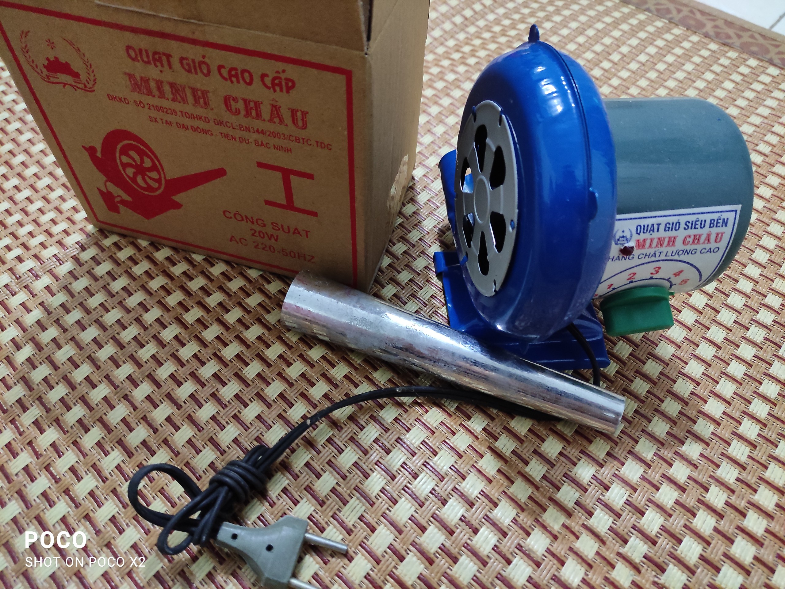 Quạt thổi bếp loại 1 công suất 20W quạt thổi than nhóm lò nướng chả