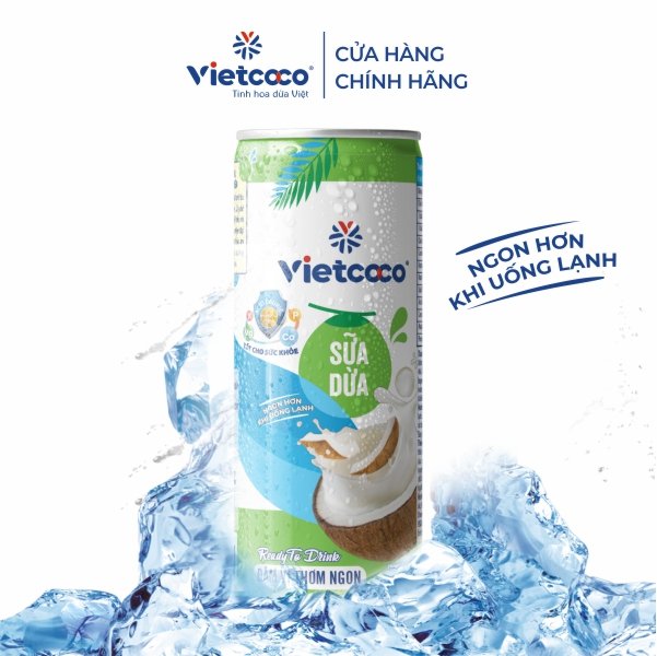 Sữa dừa lon nhôm vietcoco 240ml