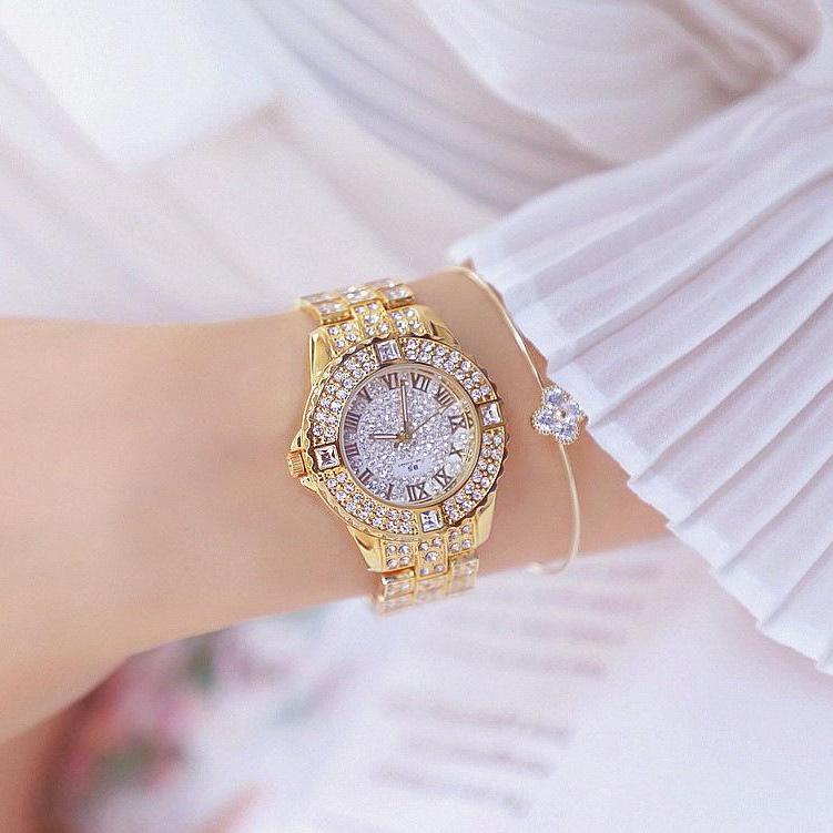 Đồng hồ nữ bee sister fa08040 dây đính đá cao cấp