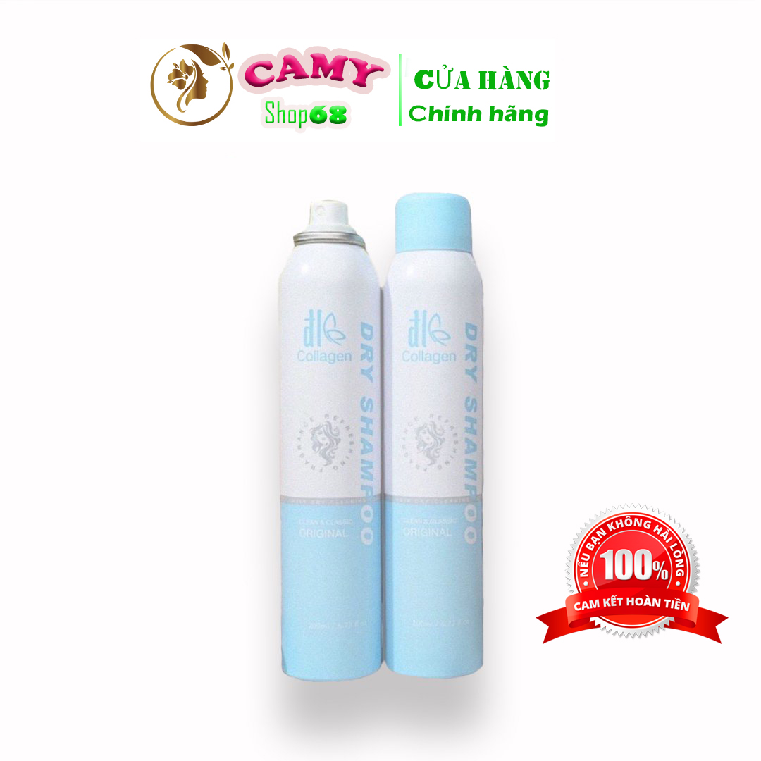 Xịt Dầu Gội Đầu Khô Cấp Tốc Chính Hãng Chuẩn Salon  DL  Giúp Tóc Bồng Bềnh Suốt 12 Tiếng Không Dầu Không Bết Dính. chính hãng Camy shop68