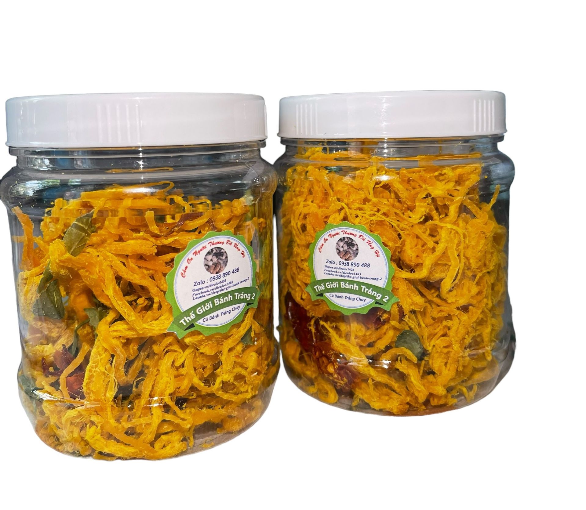 Hủ 100gr khô gà lá chanh siêu ngon
