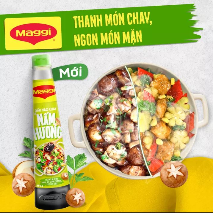 Dầu hào chay Maggi nấm hương 350g
