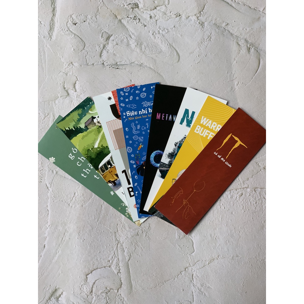 Quà Tặng Bookmark Giấy Cứng Hình Ngẫu Nhiên