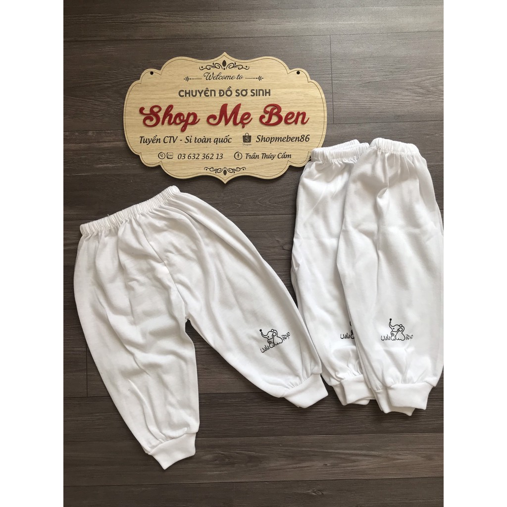 [HCM]Quần dài màu trắng 100% cotton