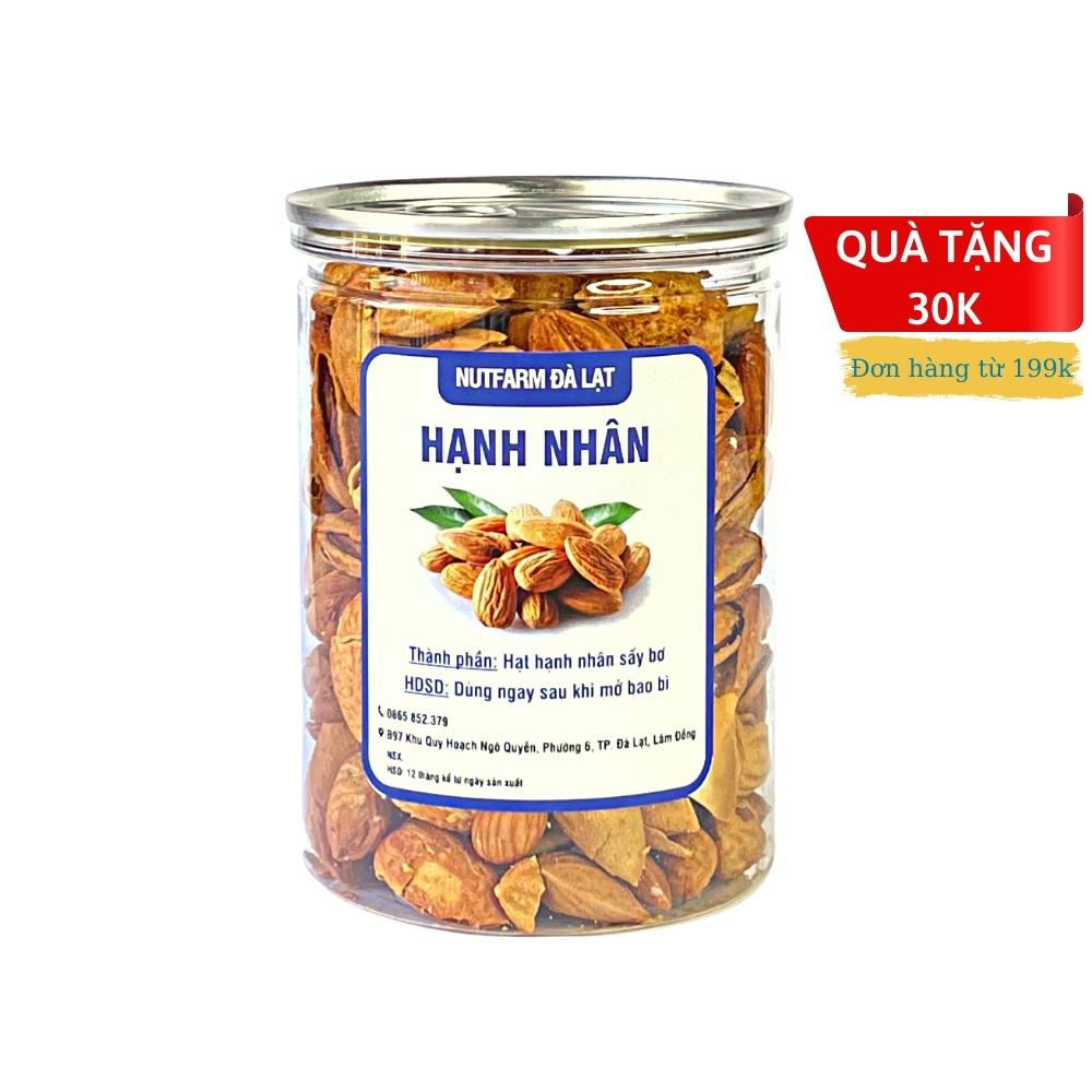Hạnh nhân rang bơ NutiFarm 300gr vỏ mỏng loại 1 nhập khẩu thơm ngon hảo hạng