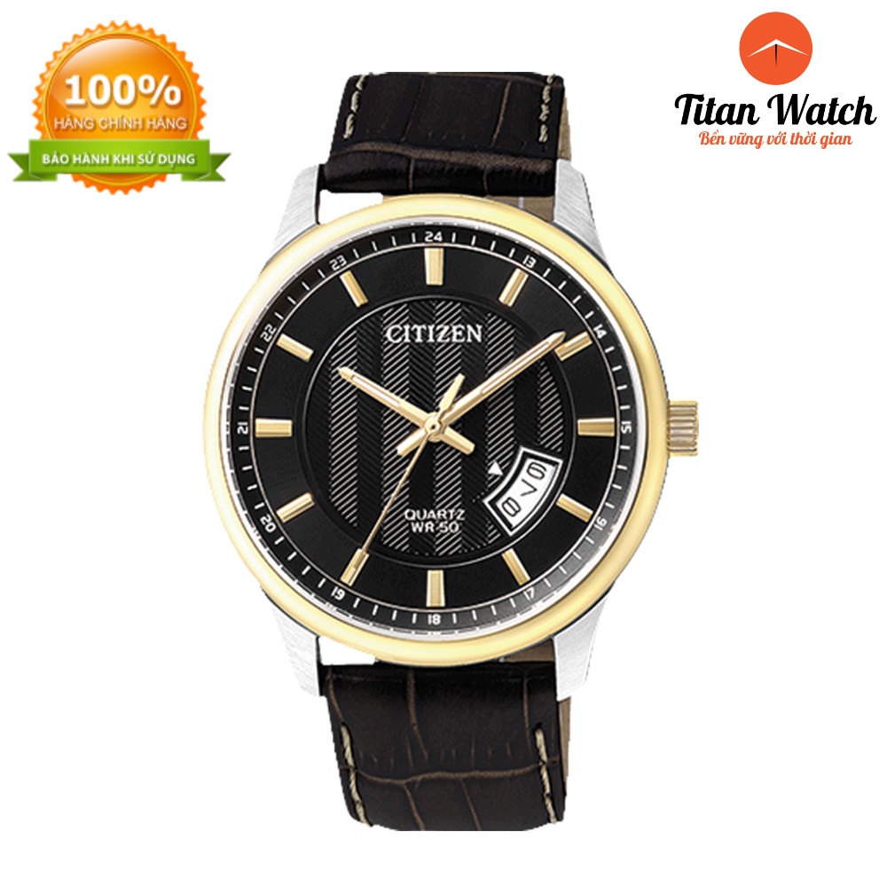 Đồng hồ nam dây da chính hãng citizen bi1054-12e