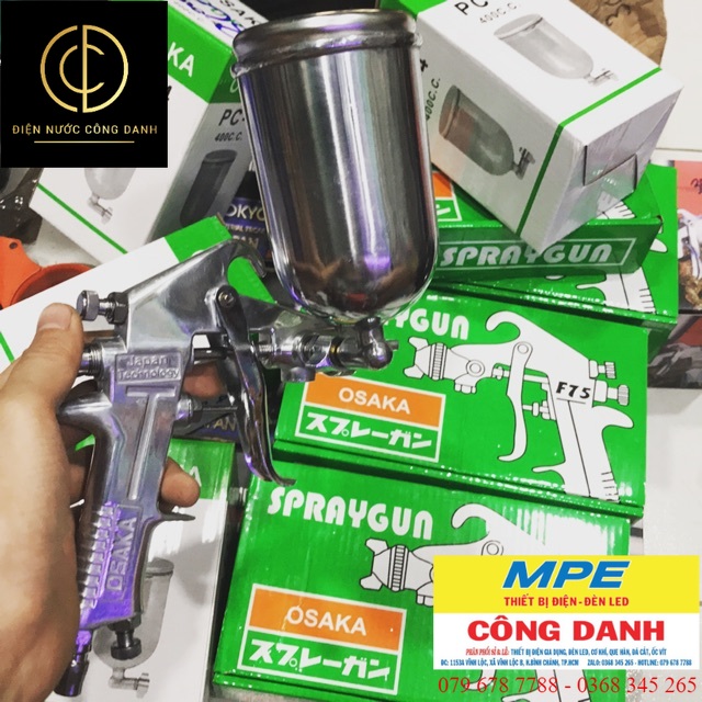 Súng phun sơn osaka f75 chính hãng
