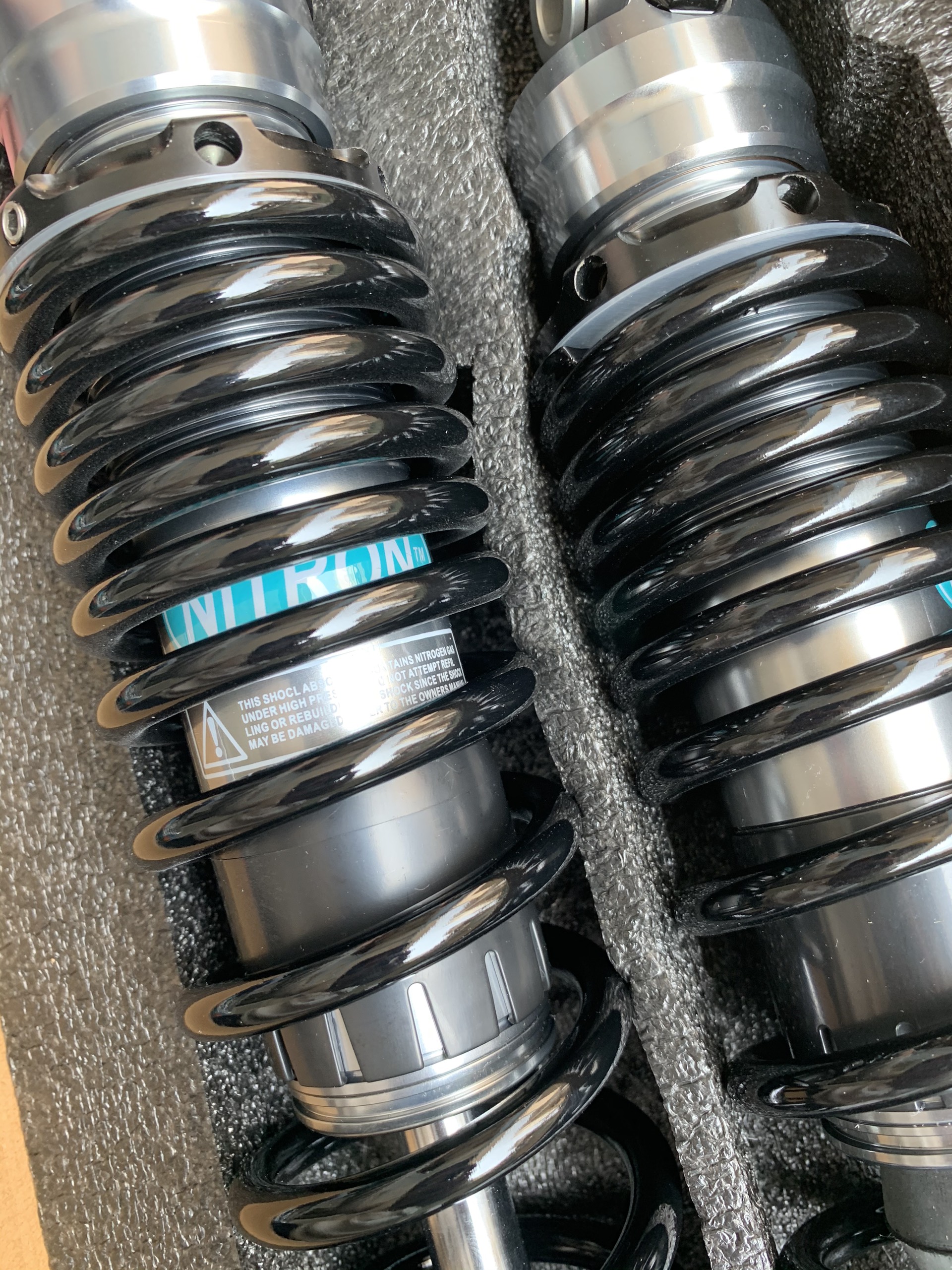 Phuộc NITRON đen không bình dầu WAVE DREM