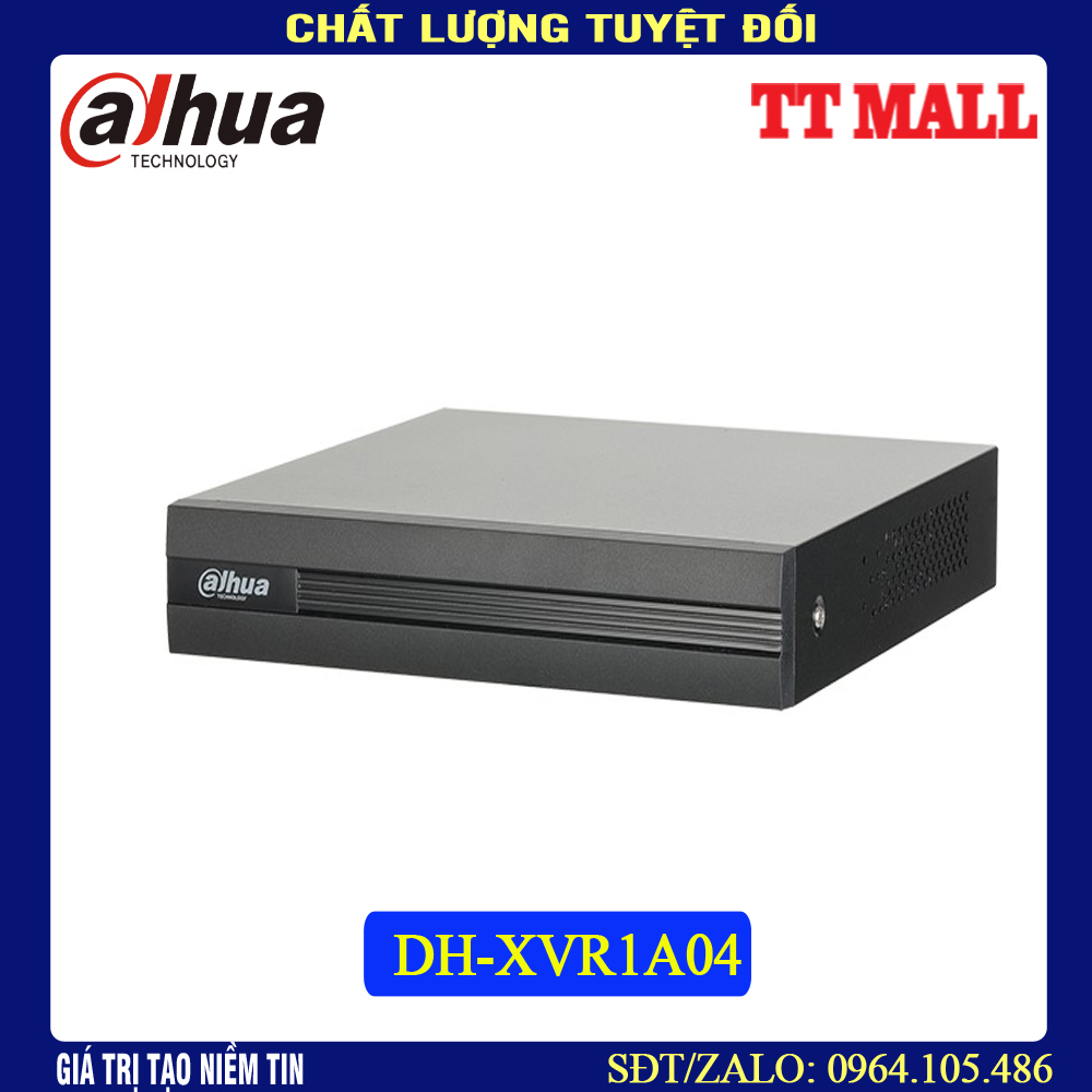 Đầu ghi hình Camera Dahua 4 kênh DH-XVR1A04- HÀNG CHÍNH HÃNG