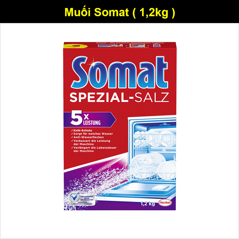 Muối rửa somat special salt : chuyên dùng cho máy rửa chén bát