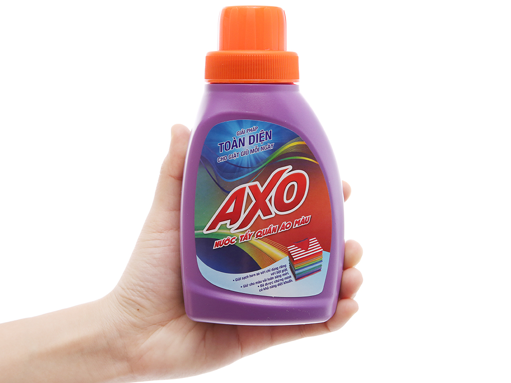 Nước tẩy quần áo màu AXO hương lavender 400ml