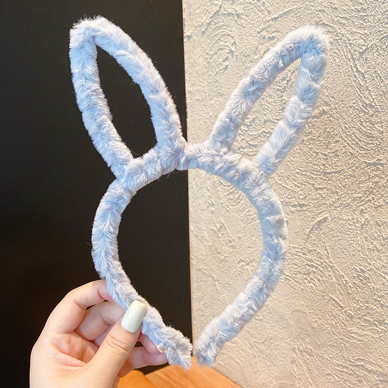 Bờm Tóc Lông Tai Thỏ Gấu Dễ Thương Cute Phong Cách Hàn Quốc