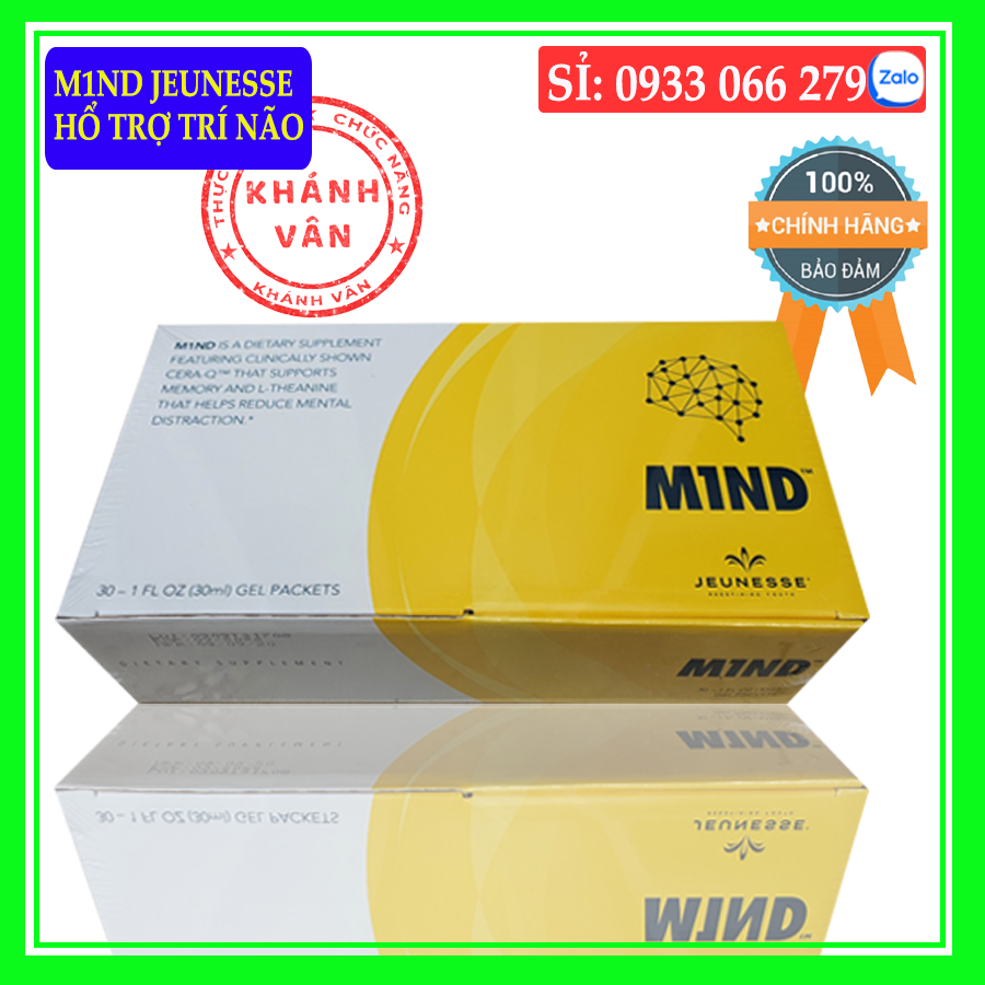 [Hoàn Tiền Giảm 10%]-[CHÍNH HÃNG] M1nd Jeunesse Hổ Trợ Trí Nhớ Của Mỹ