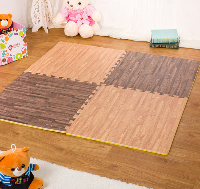 (COMBO 6 TẤM) Bộ 6 tấm thảm xốp vân gỗ 60x60, thảm xốp trải sàn, thảm xốp trải sàn chống thấm nước