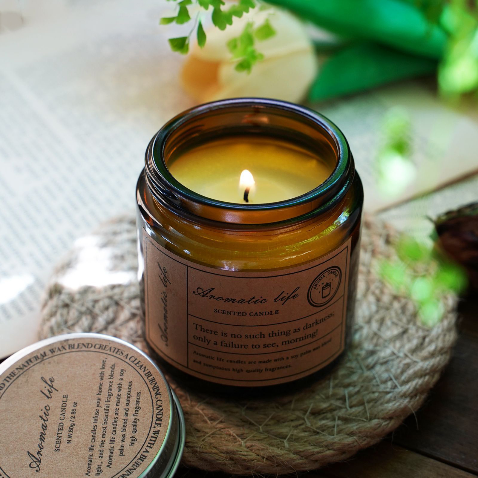 Nến thơm Aromatic life không khói cao cấp - tinh dầu thiên nhiên - HiLo Candles