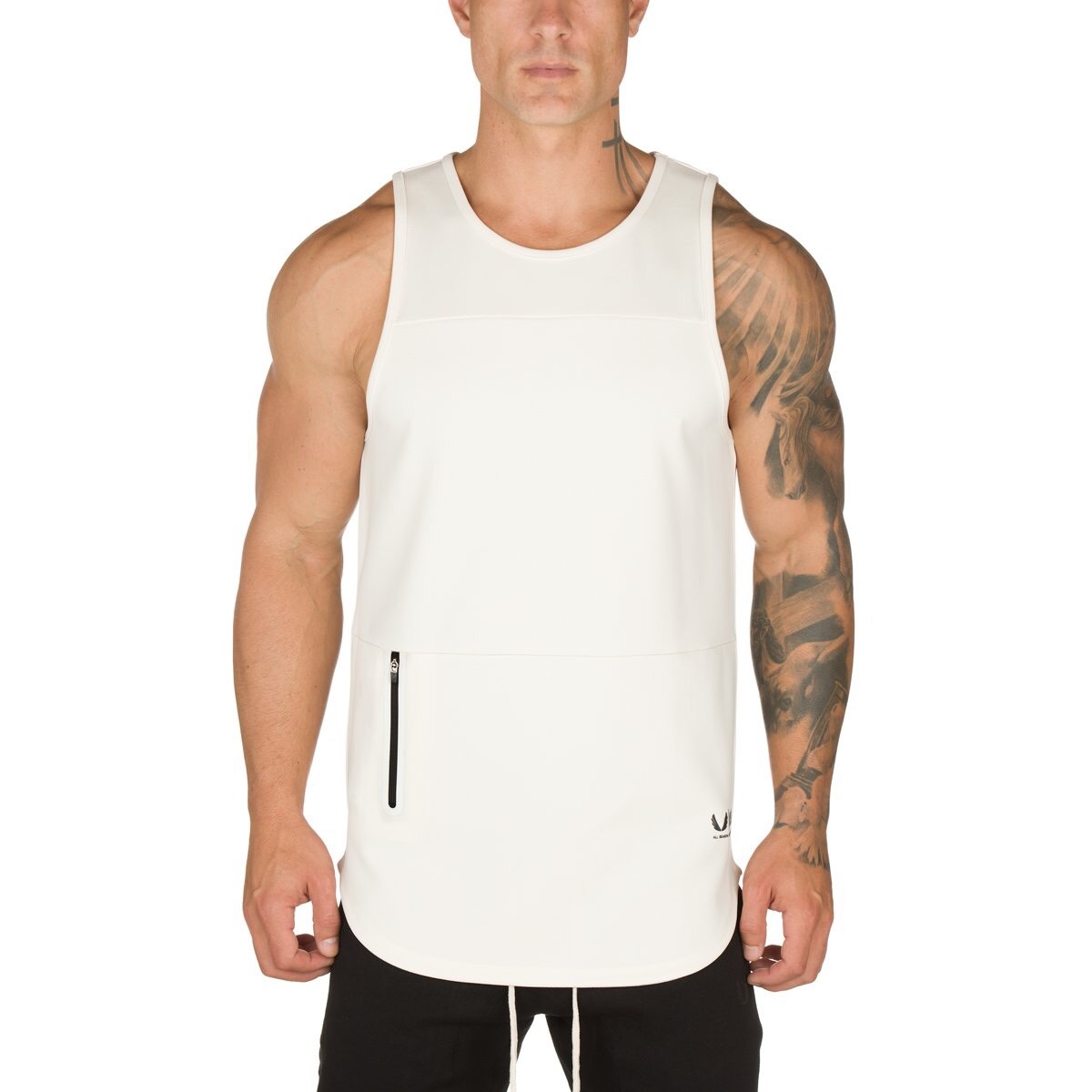 [HCM]Áo Ba Lỗ Gym Nam ASRV tanktop Tập Gym Nam ASRV Thun Lạnh Co Giản 4 Chiều ( Hình Thật)