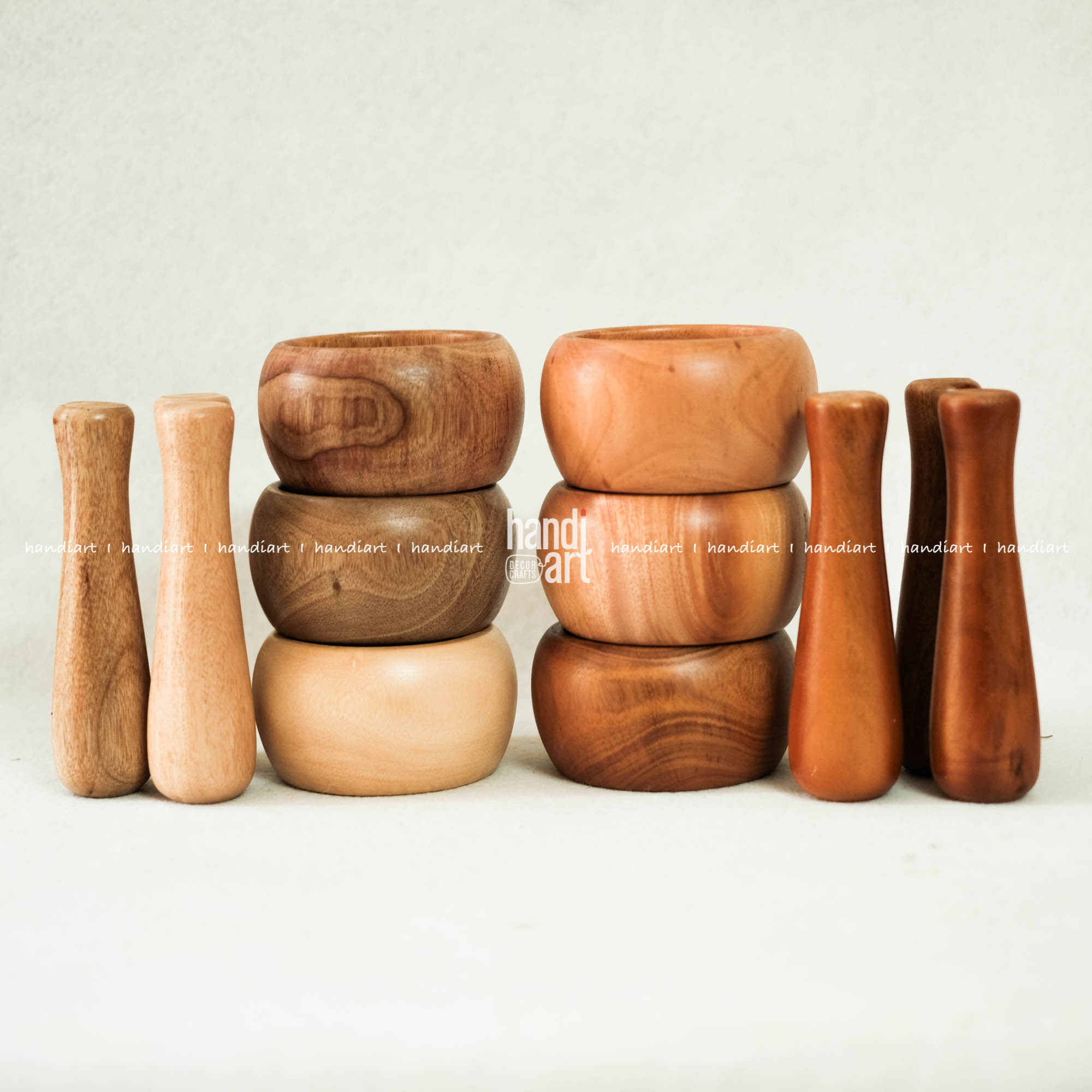 Bộ cối chày gỗ kiểu nhật