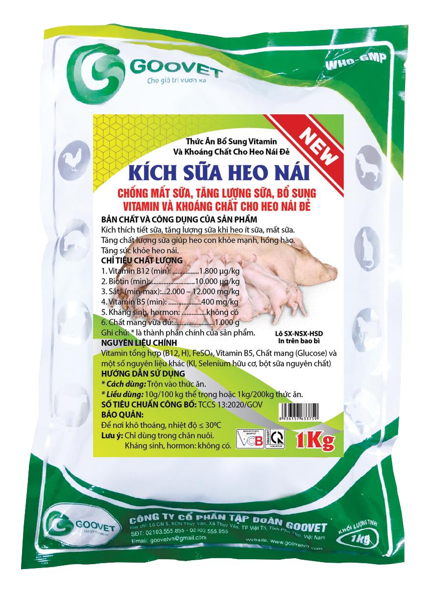 Kích sữa heo nái