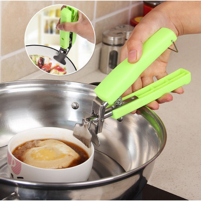 Dụng Cụ Kẹp Gắp Chống Nóng Tiện Dụng, Đồ Dùng Nhà Bếp, Vật Dụng Tiện Ích, Kẹp Cao Cấp Có Lò Xo.