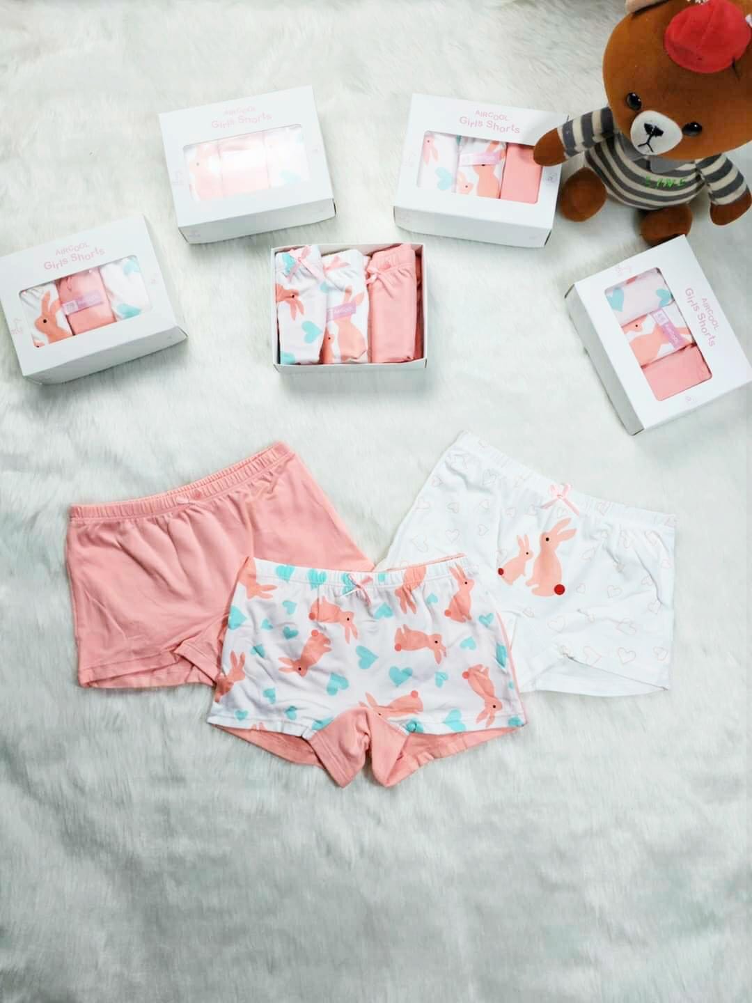 Set chip đùi bé gái hình thỏ - Quần lot bé gái - Hàng xuất dư xịn xò, Đẹp từ chất đến from