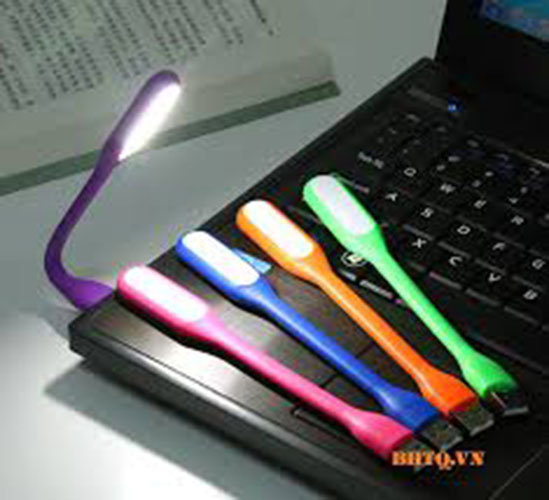 Đèn led chiếu sáng qua cổng usb