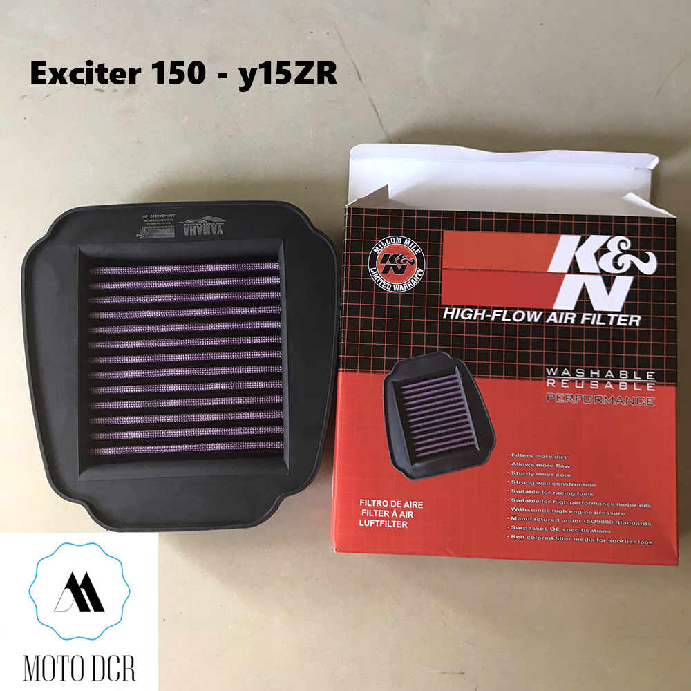Lọc gió độ K&N cho Yamaha Exciter 150 - 155VVA - Y15ZR - HonDa Winner  - WinnerX - Sonic các đời