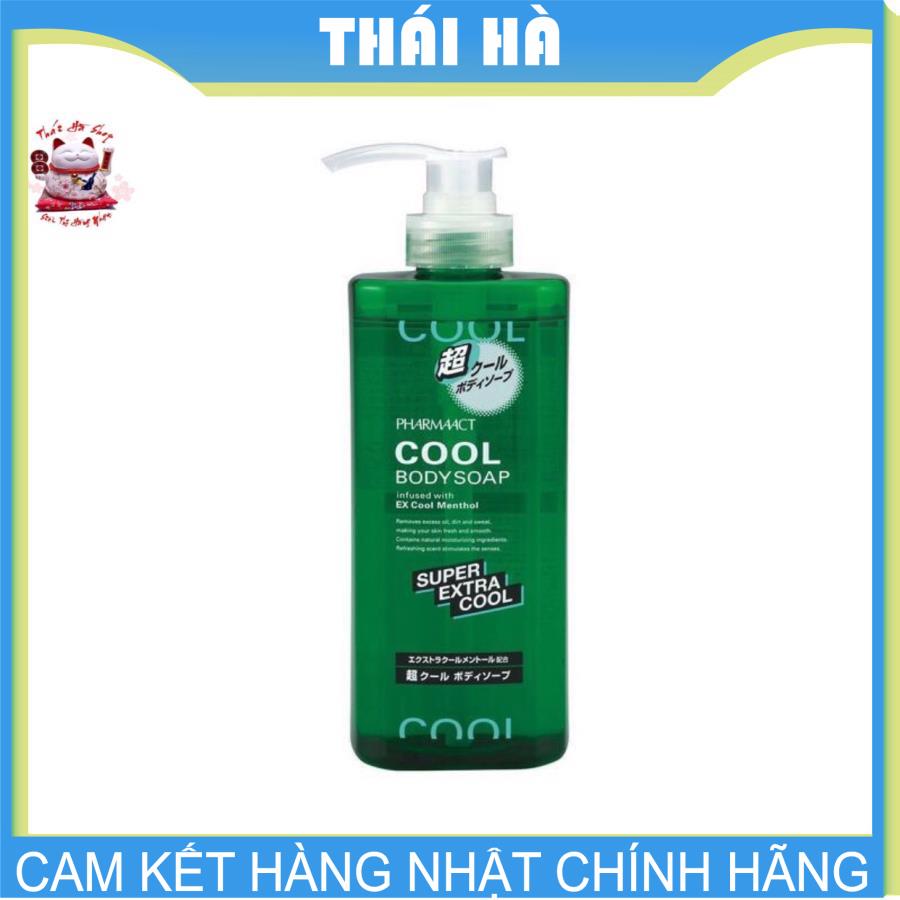 [HCM]SỮA TẮM NAM COOL MÁT LẠNH SUPER EXTRA MÀU XANH LÁ 600ML NHẬT BẢN