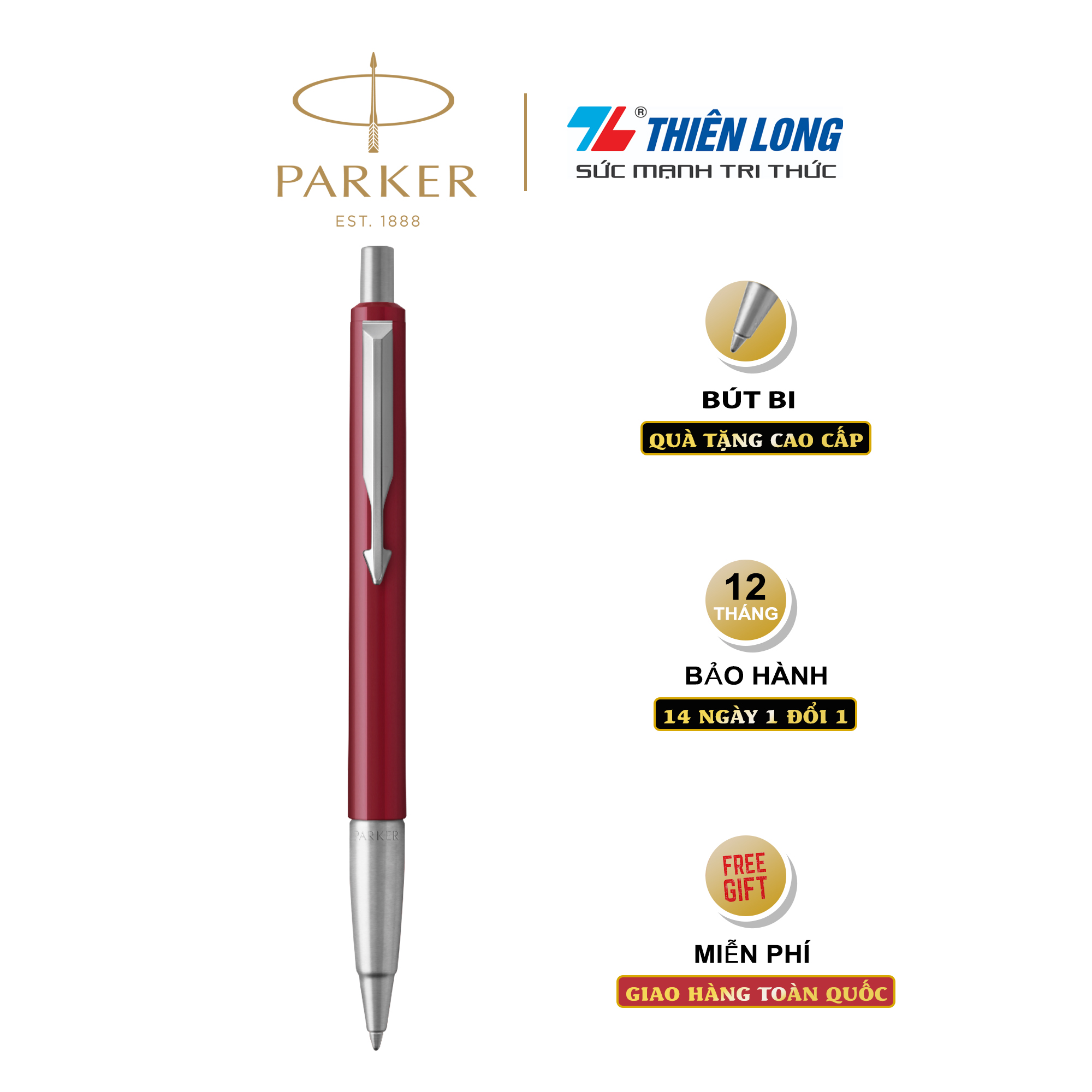 Bút bi cao cấp parker vector x-red tb6-2027657