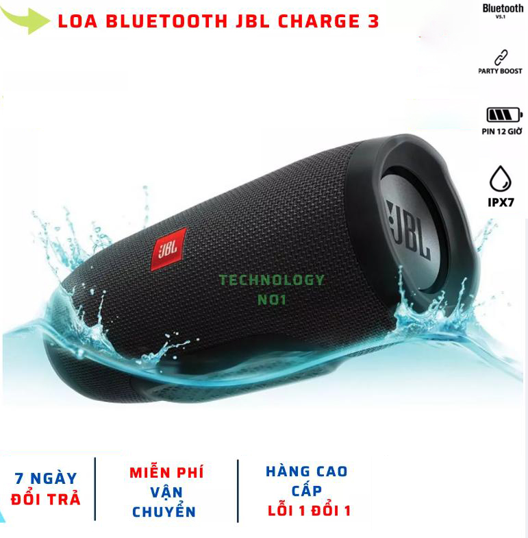 Loa bluetooth bass mạnh, loa bluetooth cồng suất lớn, loa bluetooth jbl charge 3_loa bluetooth di động jbl charge 3 -loa siêu trầm 3d- jbl connect kết nối 2 loa- loa công suất lớn nghe nhạc cực hay- bass mạnh- âm thanh trung thực