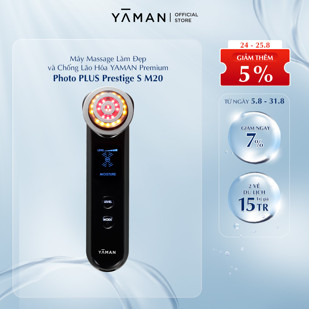 Máy Massage Đẩy Dưỡng Chất Chống Lão Hóa Premium YAMAN Photo PLUS Prestige S M20