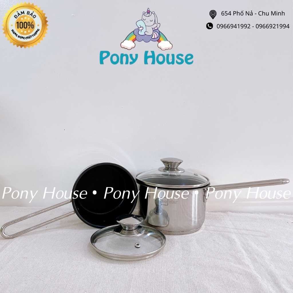 Nồi nấu bột five star - nồi quánh bột, cháo cho bé ăn dặm 3 đáy chống dính dùng được cho bếp từ