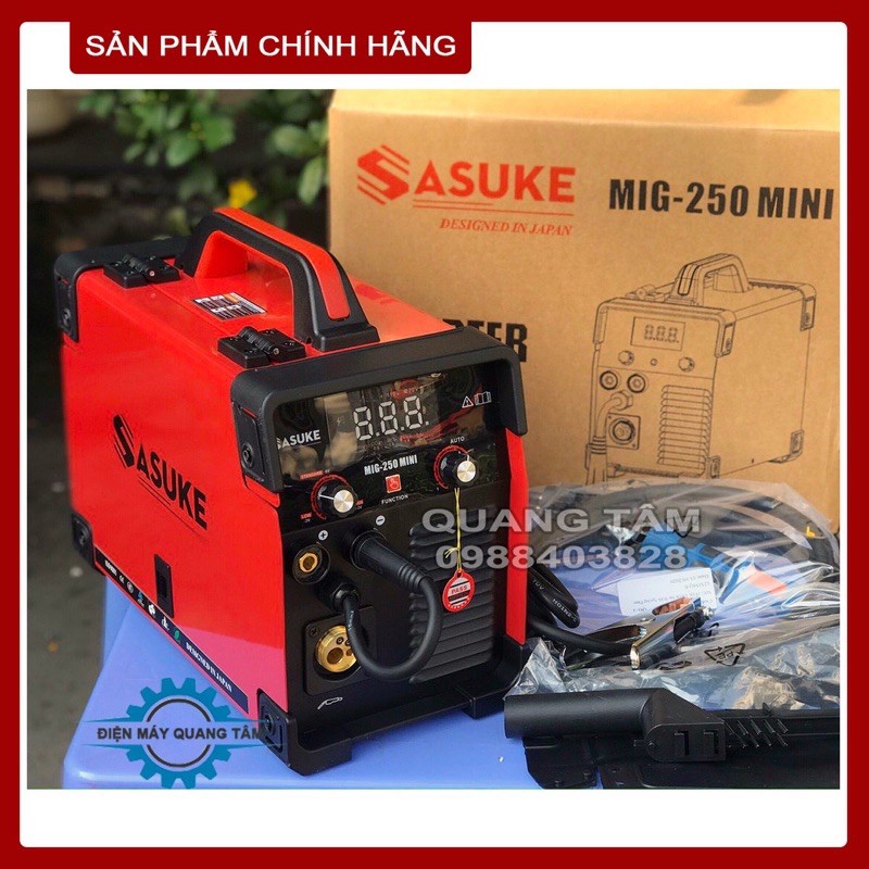 Máy hàn mig + que 3 chức năng mini sasuke mig-250 mini