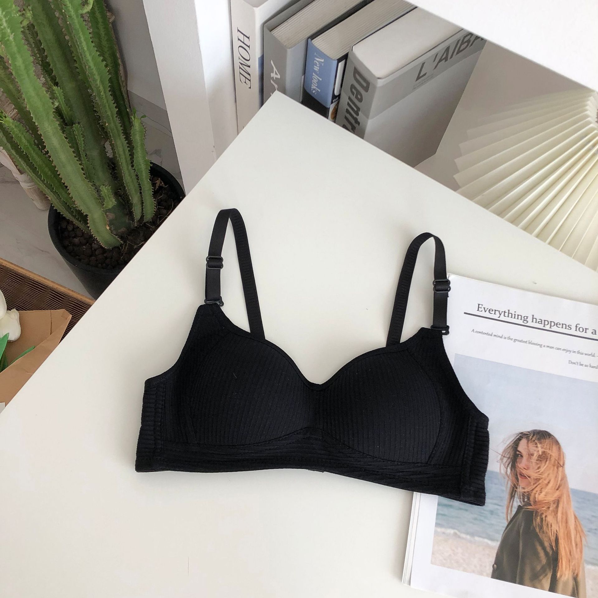 Áo lót nữ cotton không gọng nâng ngực BRA LUNE , áo lót nữ mềm mại thoáng khí mã ANM-21